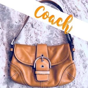 Coach Leather Hobo Shoulder Bag